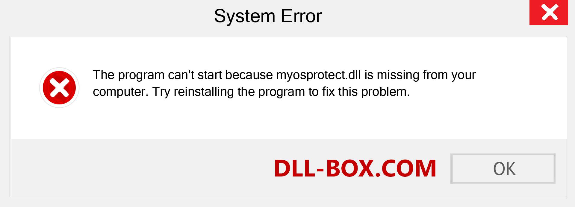  myosprotect.dll file is missing?. Download for Windows 7, 8, 10 - Fix  myosprotect dll Missing Error on Windows, photos, images